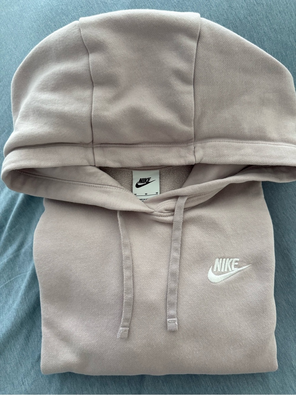 Nike dusty pink hoodie